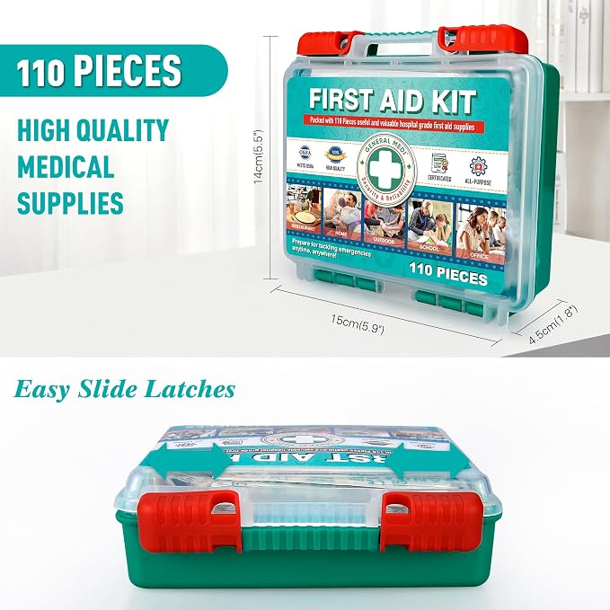General Medi 110 Pieces Small First Aid Kit - Image 3