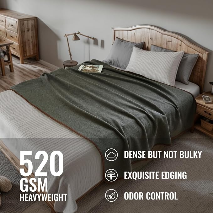 ACUSHLA 80% Merino Wool Camp Blanket - Image 5