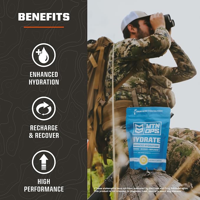 MTN OPS Hydrate Low Sugar Electrolyte Powder Drink Mix - Image 4