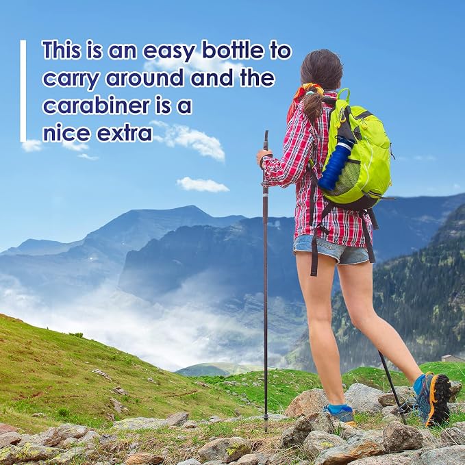 ONTA Collapsible BPA Free Silicone Water Bottle, 20oz - Image 7