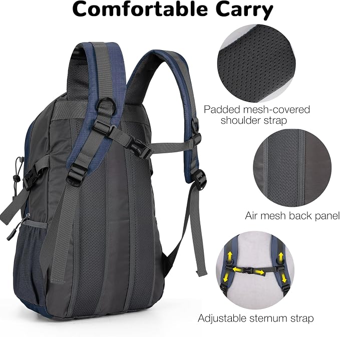 25L Small Hiking Backpack with Chest Strap - Image 3