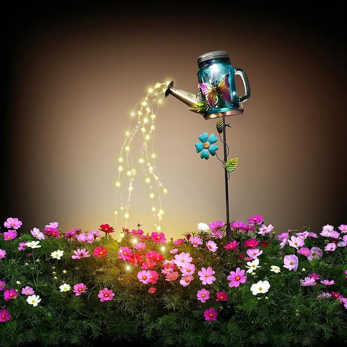 SRNPMIU Solar Watering Can Light, Yard Outdoor Decor Lights, IP65 Waterproof by Unknown
