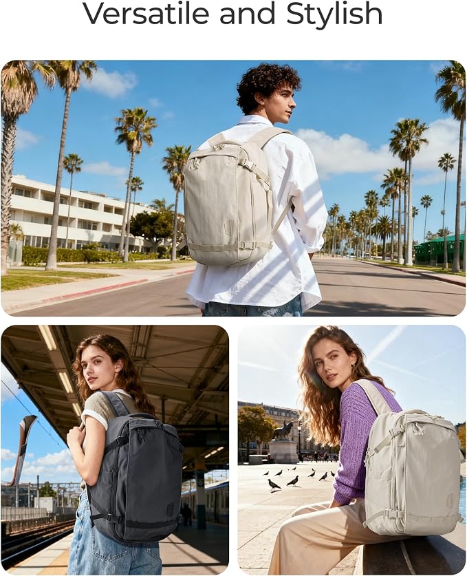 BAGSMART Travel Backpack for Women, 15.6 Inch Carry On Backpack Flight Approved - Image 8