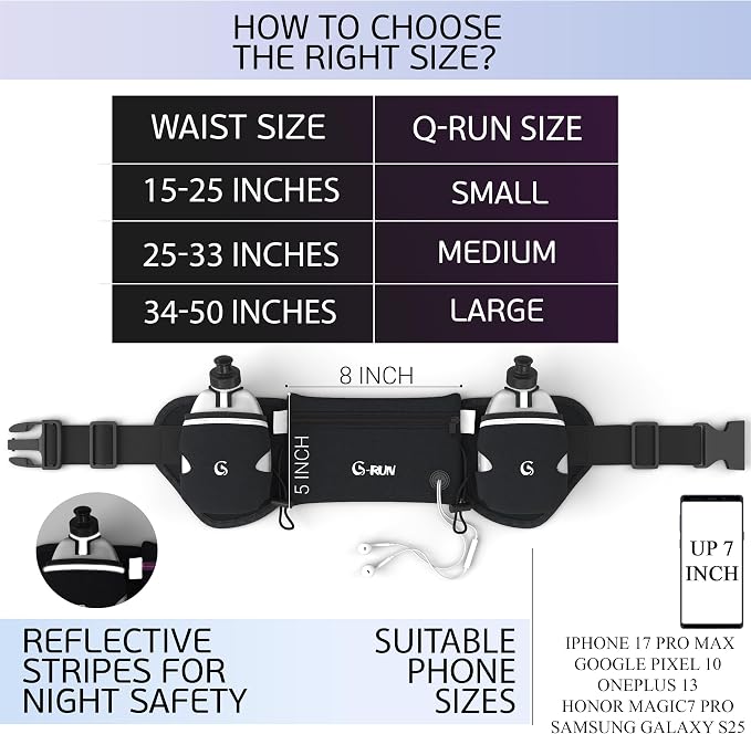 Q-RUN Hydration Running Belt - Image 3