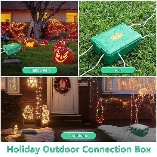 NineLeaf IP54 Waterproof Electrical Box, Outdoor Weatherproof Plug Cover - Image 7