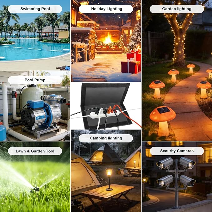 Outdoor Electrical Box Waterproof Covers, 3-Side Velcro Closed, Weatherproof - Image 9
