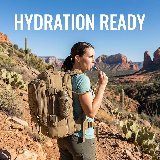 Large Military Bug Out Bag 3 Day Pack Expandable Backpack Army Daypack - Image 9