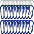 sprookber 2.28" Small Carabiner Clip Keychain, D Ring Caribeaner Clip, Key Clip by Sprookber