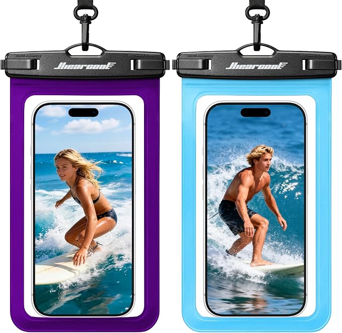 Hiearcool Universal Waterproof Phone Pouch, Dry Bag Compatible by Hiearcool