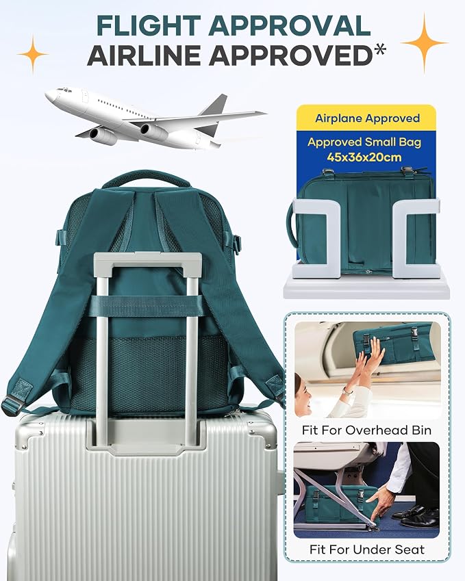 coofay Large Travel Backpack Carry on Flight Approved Mochila De Viaje Carry on - Image 7