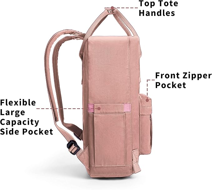 KALIDI Casual Laptop Backpack 15 Inches Classic Camping Rucksack Travel Outdoor - Image 3