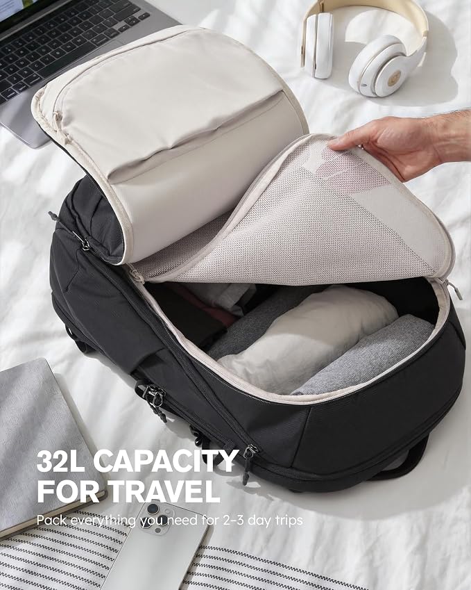 Tolaccea Travel Laptop Backpack 32L, TSA Friendly Flight Approved Computer Work - Image 9