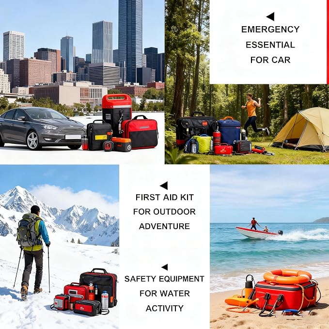 279PCS Small Travel First Aid Kit Supplies - Image 5