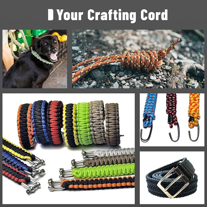 550 Paracord Rope, 100ft/330ft 9 Strand Parachute Cord 4mm, Tactical Paracord - Image 5