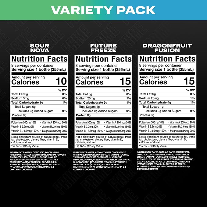 PRIME Hydration VARIETY Sports Drinks, Electrolyte Enhanced to Replenish Fluids - Image 2