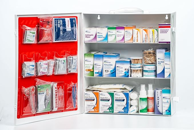 Restaurant Metal First Aid Cabinet, Wall Mountable by HomePage