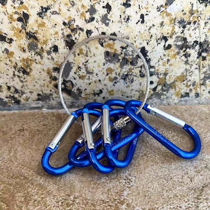 30PCS Aluminum Carabiner Clips - Image 5