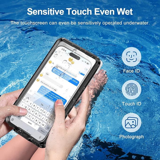 Beasyjoy Waterproof Phone Case, Underwater Snorkeling Diving Phone Case - Image 5