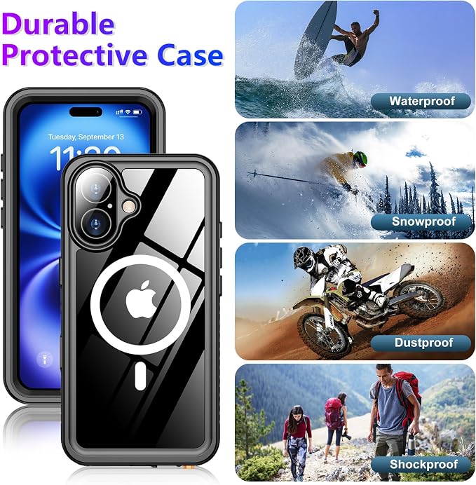 Red2Fire 2025 New Designed for iPhone 16 Case Waterproof, Phone Case for iPhone - Image 7