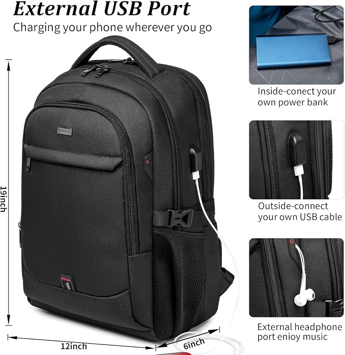 DUSLANG 17 Inch Laptop Backpack - Image 2