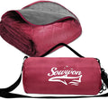 Waterproof Outdoor Blanket 82”X 55” Packable, Stadium Blankets by sowwon