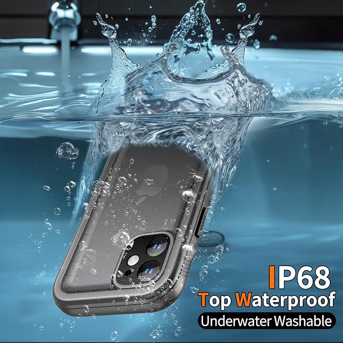 Cozycase Compatible with Waterproof iPhone 11 case, Built-in Screen Protector - Image 3