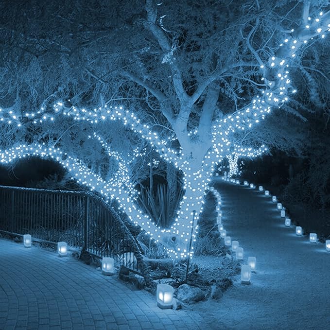 Dazzle Bright 300 LED Christmas String Lights, 100 FT Connectable Waterproof - Image 7