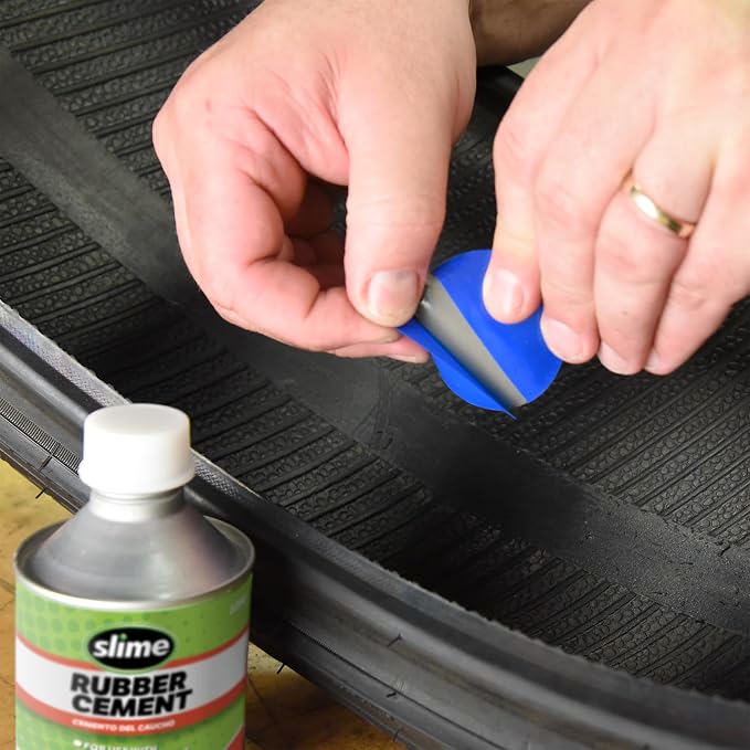 Slime 1050 Rubber Cement, Tire Repair, use - Image 5