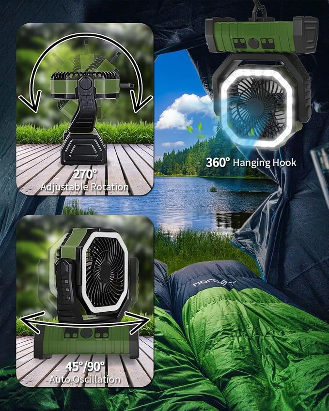ADUST Camping Battery Powered Fan - Image 6