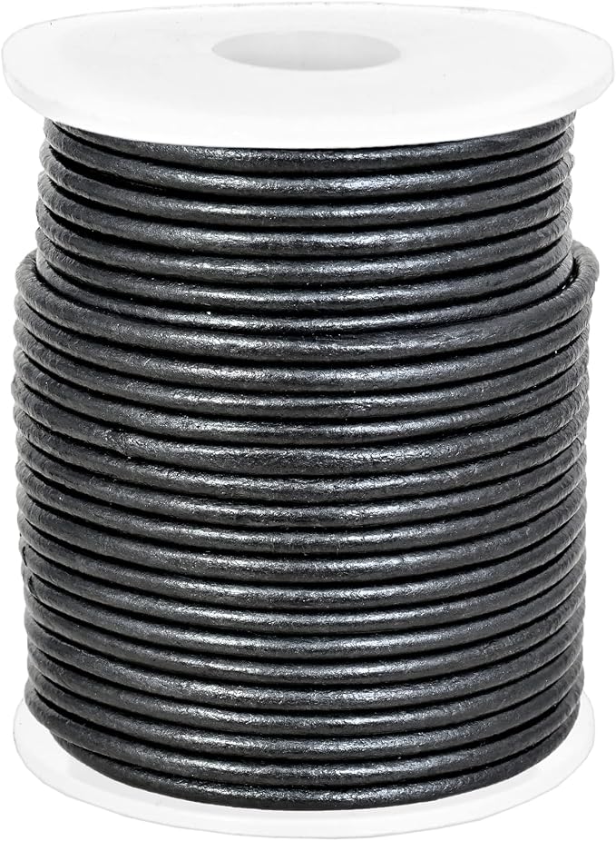 GENIQUE Real/Genuine Round Leather String Cord - Image 2