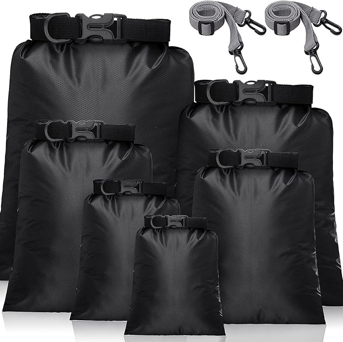 Shappy 6/12 Pcs Waterproof Dry Bags, Lightweight Outdoor Waterproof Dry Stuff by Shappy