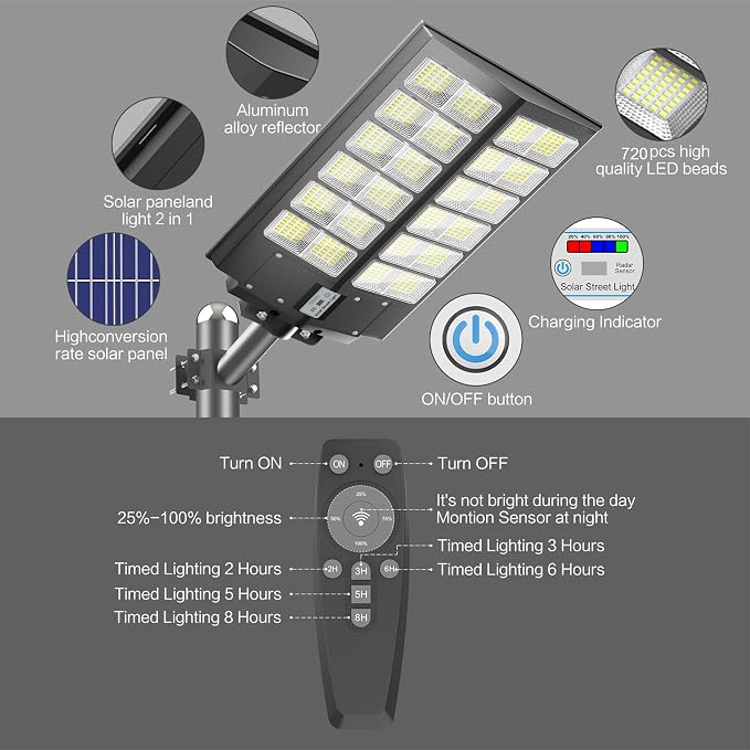Outdoor Solar Street Light - Image 6
