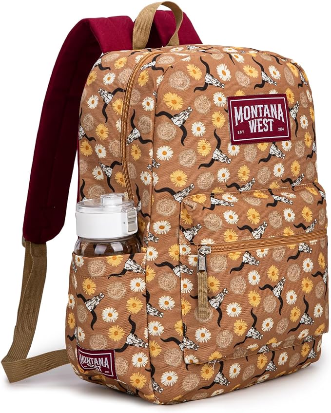 Montana West Backpack for Women Men 2 PCS Lightweight College Bookbags Casual - Image 3