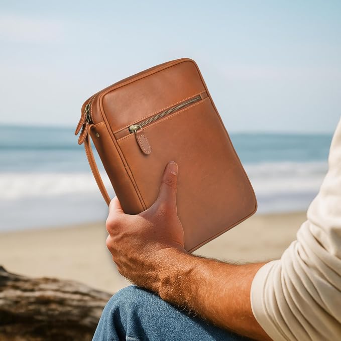 LEATHER VILLAGE Genuine Leather Bible Cover - Image 8