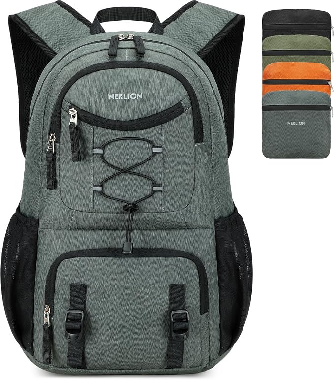 Nerlion Lightweight Foldable 35L Hiking Backpack Travel Backpack by Nerlion
