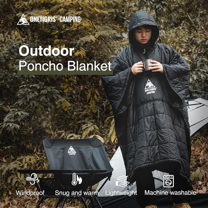 ONETIGRIS Camping Blanket Poncho - Image 2