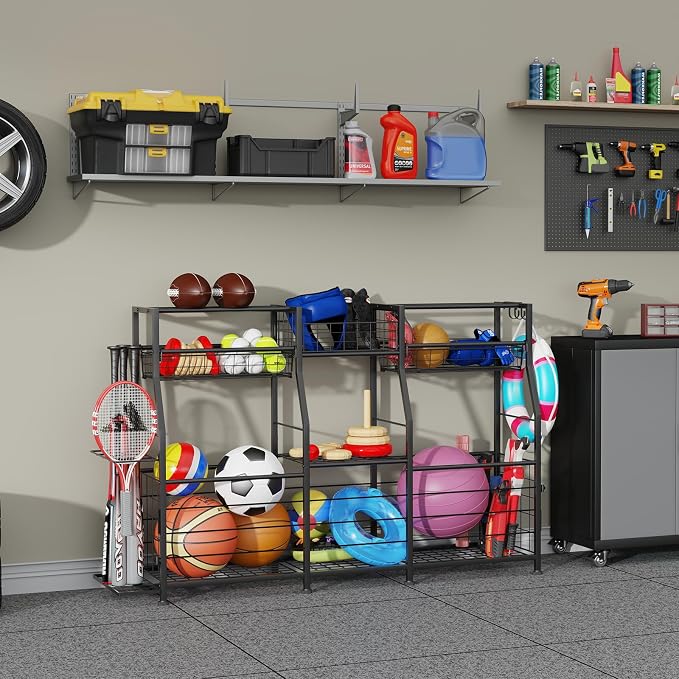 Garage Sports Equipment Organizer - Image 7