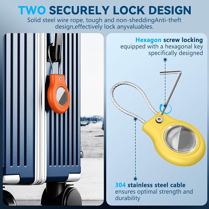 Waterproof Airtag Holder, 4 Pack Airtag Case - Image 4