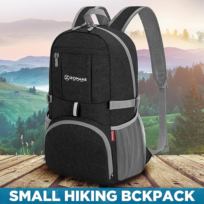 ZOMAKE Ultra Lightweight Packable Backpack 25L, Small Foldable Backpacks Hiking - Image 6