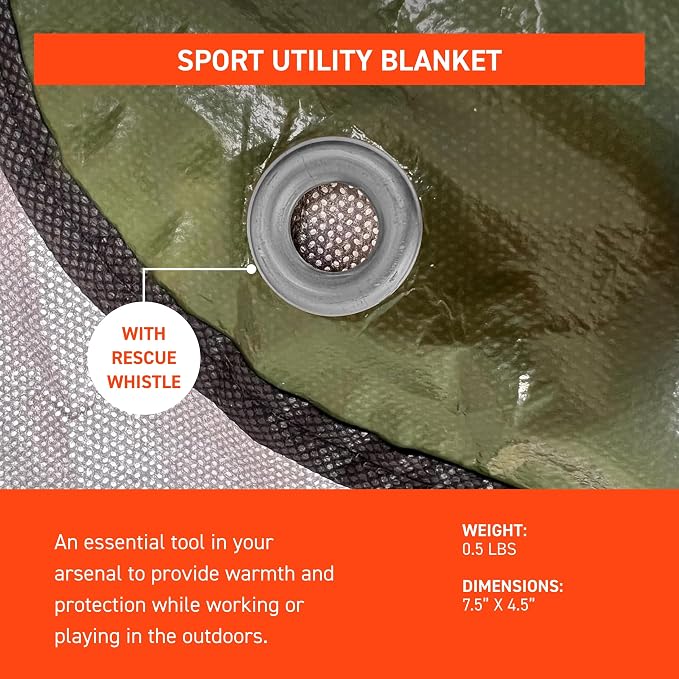S.O.L. Survive Outdoors Longer SOL Sport Utility Blanket - Image 3