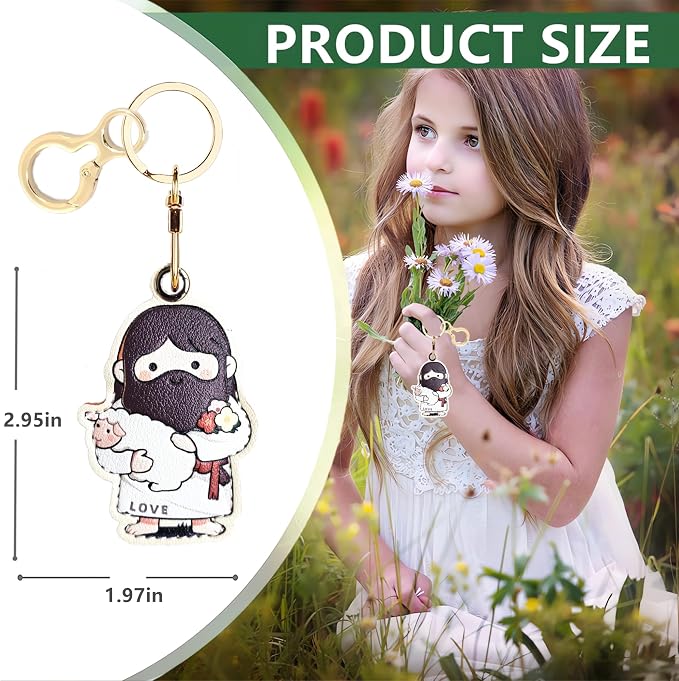 Leather Keychain Holder Case Compatible - Image 2