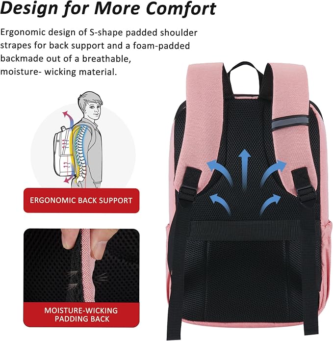 MAXTOP Deep Storage Laptop Backpack Business Anti-theft Backpacks College - Image 3