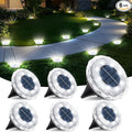 echosari Solar Ground Lights 6 Pack, Upgraded Solar Garden Lights Auto ON/Off by echosari