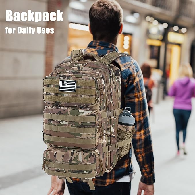 Military Tactical Backpack 50L Large Day Backpack - Image 6