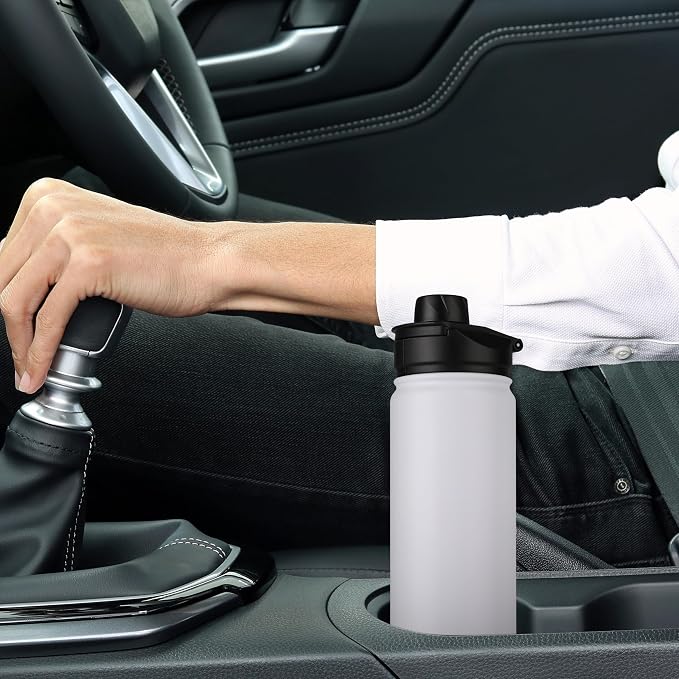 HASLE OUTFITTERS Insulated Water Bottle 22 oz Double Wall Stainless Steel Water - Image 7