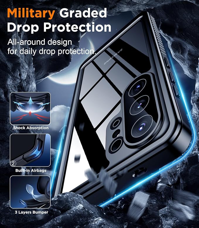 Temdan Designed for Samsung Galaxy S26 Ultra Case Waterproof, Built-in Lens & - Image 3
