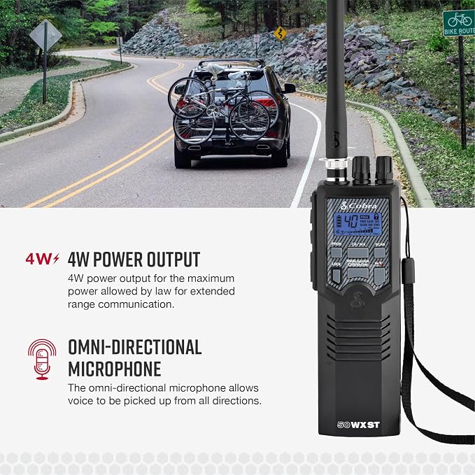 Cobra HH50WXST Handheld CB Radio - Image 5
