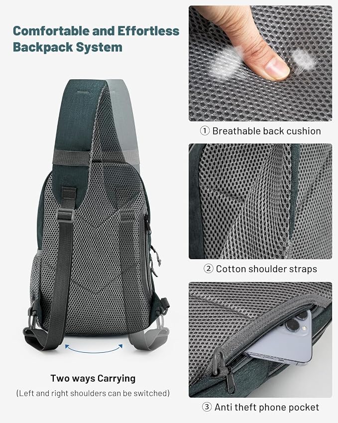 OIWAS Sling Bag Crossbody Backpack - Image 5