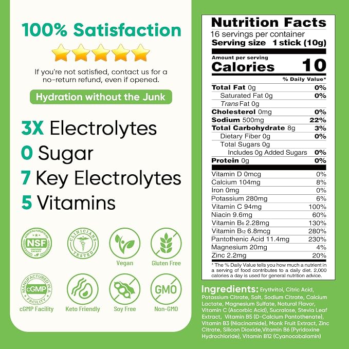 Venture Pal Sugar Free Electrolytes Powder Packets - Image 7