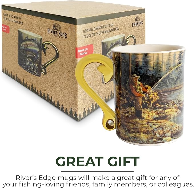 Rivers Edge Products 3D Ceramic Coffee Mug - Image 5